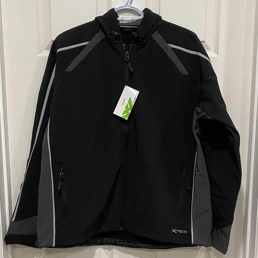 NWT X Series Graphite Fury Sport Hooded Jacket